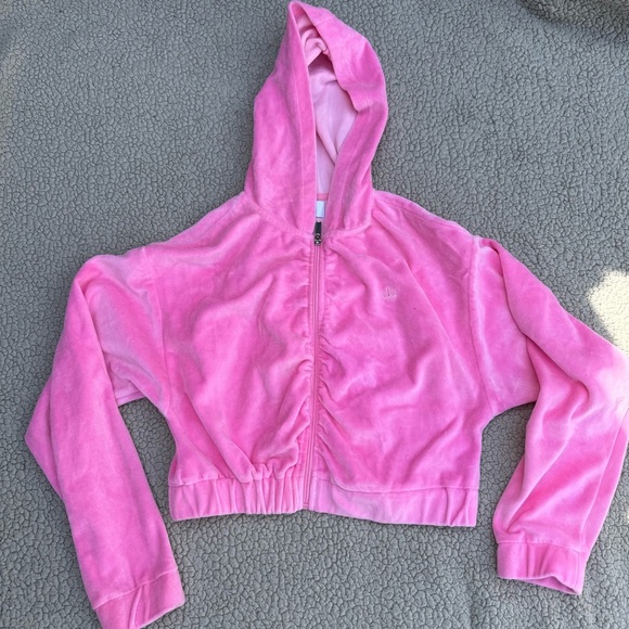 Juicy couture Pink Hooded Zip-Up Jacket - Picture 1 of 3